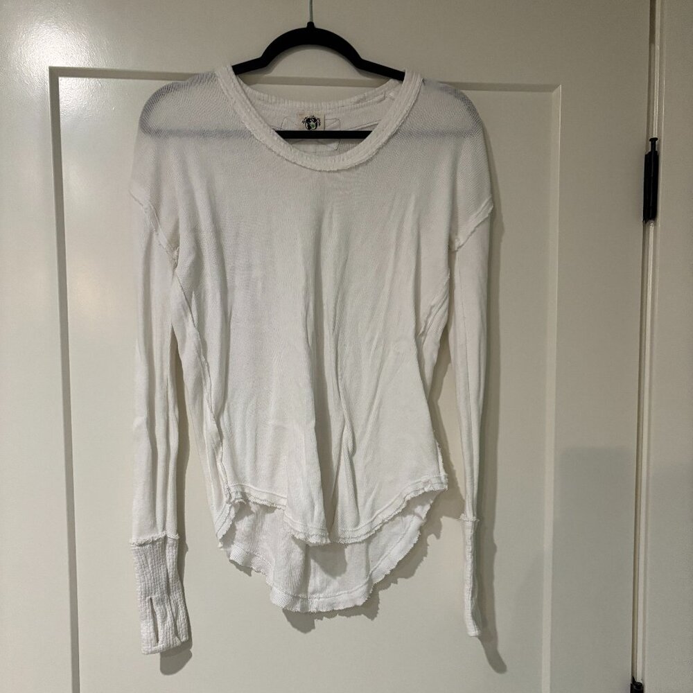 We the Free White Long Sleeve